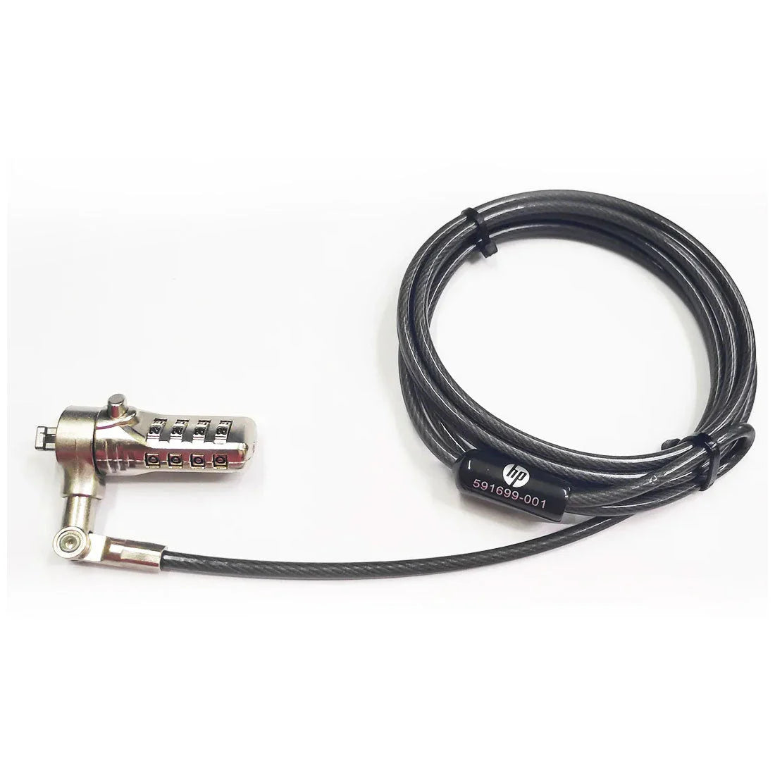 HP Laptop Look K-Slot 591699-001 Combination Type Notebook Lock HP Laptop Look K-Slot 591699-001 Combination Type Notebook Lock